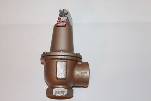 NEW WATTS 740-030  1-1/4&#034; inlet x1-1/2&#034; out  Pressure Relief  Water Valve  ASME