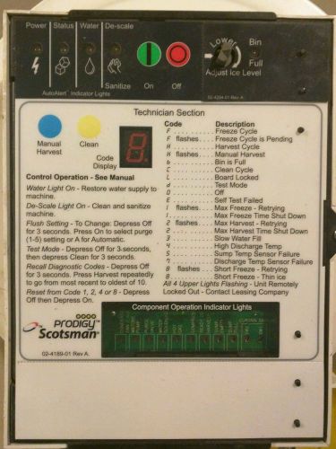 Scotsman ice machine control board for sale