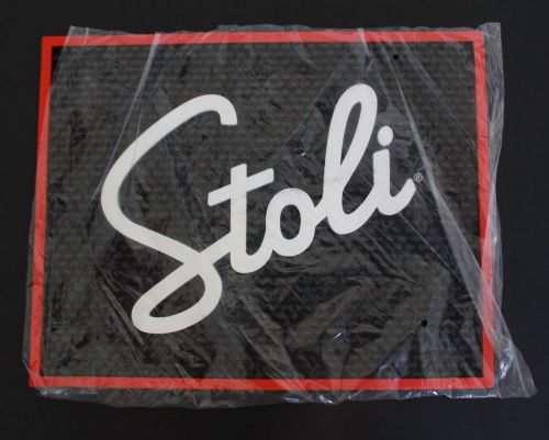 Stoli Stolichnaya Russian Vodka Pub/Bar Rubber Large Pad / Spill Rail RED FRAME