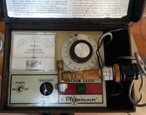 Robinair thermistor vacuum gauge for sale