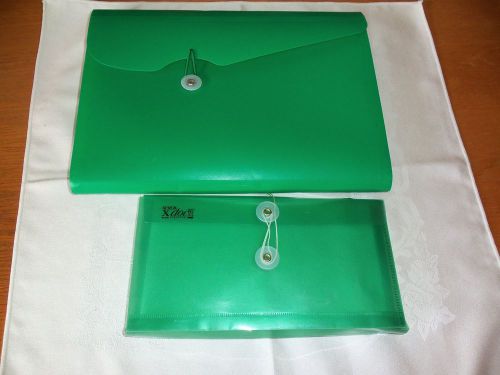 Great Xerox Xdocit Green Plastic Organizer/12 Compartment Portable Tab File Set