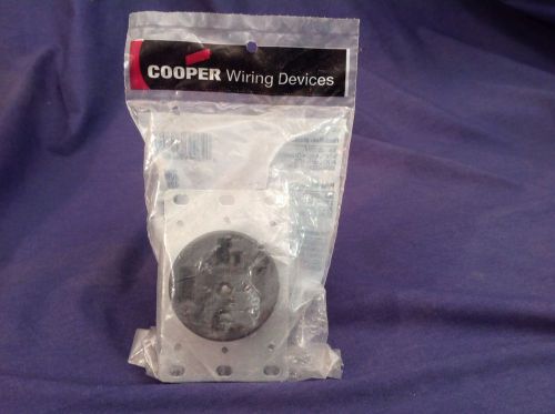 Cooper Wiring Devices 3 Pole 4 Wire Ground 30A-125/250V Flush Receptacle #1257