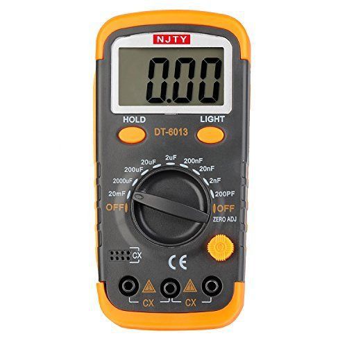 ELIKE DT6013 Capacitance Meter / Capacitor Tester 0.1pF to 20mF with Data Hold