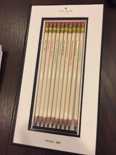 Kate Spade Pencil Set Of 10