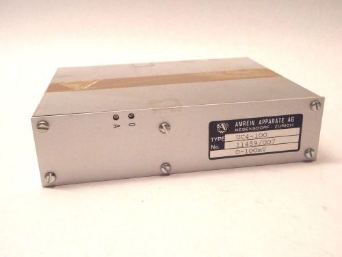 Amrein Apparate AG UC4-100 Complete Balancing Unit 0-100mV 11459/007