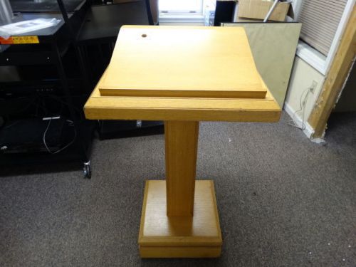 LOT#1103-12: WOODEN PODIUM - USED