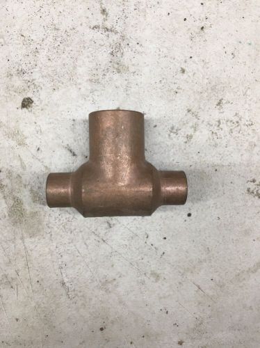 1/2&#034; x 1/2&#034; x 1&#034; (1/2&#034; x 1&#034;) wrot copper sweat reducing tee for sale