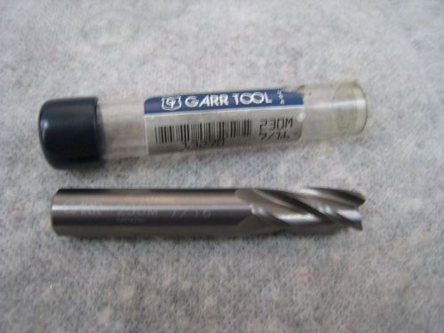 new Garr 7/16 x 2 3/4 x 1 1/8&#034; 4 Flute Carbide End Mill 230M 13270