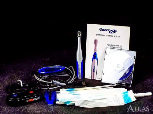 Gendex eZ1 Dental Intraoral Camera w/ Drivers Disk, Foot Pedal, &amp; Sheaths