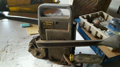 Stanley Signode strapping tool with 24 pounds of straps