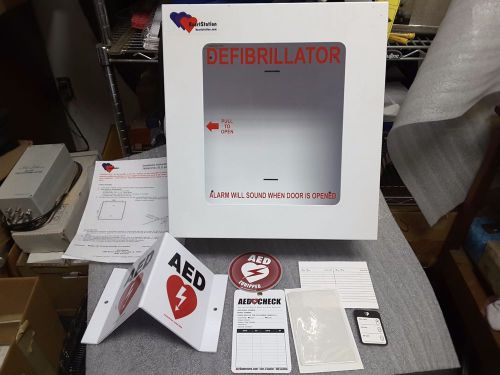 AED TL1 ALARM  HEARTSTATION Wall Case Cabinet Trimline TL1  NEW $150