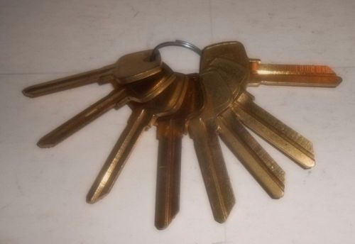 Lot of 8 s22 sargent door lock key blanks for sale