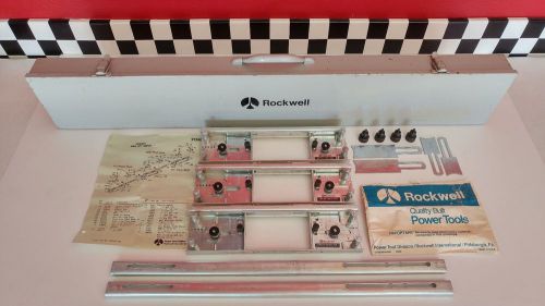 ROCKWELL HINGE BUTT TEMPLATE KIT SET Model 59380 In Metal Case - (New Old Stock)