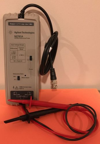 MINT Agilent Keysight Technologies N2791A 25 MHz High-Voltage Differential Probe