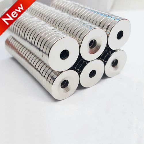 Wholesale 18x3mm Countersunk Hole 5mm Strong Disc Neodymium Magnet N50