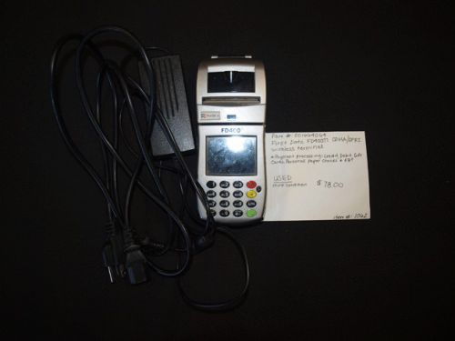 First Data FD400TI wireless credit card terminal