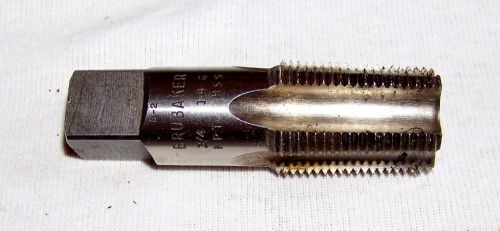 Brubaker 3/4 - 14 npt hs  gp usa machinist pipe tap thread tool for sale