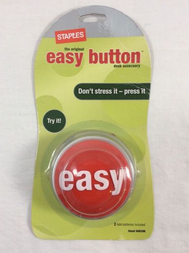 Staples &#034;That Was Easy&#034; Button - Talking Button - New in Package