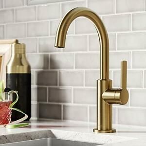 Kraus KPF-2822BB Oletto Single Handle Kitchen Bar Faucet 12 Inch Brushed Bronze