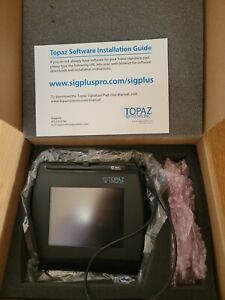 Topaz T-LBK766SE-BHSB-R Signature Capture Tablet 4x5in LCD **MINT CONDITION**