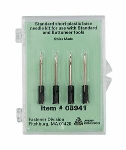 Avery Dennison Standard Tagging Gun Replacement Needles, 4-Pack - # 08941