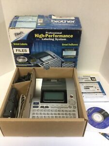 Brother P-Touch PT-2700 Thermal Label Printer Labels Power &amp; Computer Cord