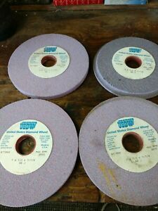 4 United States Diamond Wheesl 7 x 1/2 x 1.25 46J (3)new (1) used