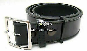 Gould &amp; Goodrich 38&#034; High Gloss Black Leather Garrison 1 3/4&#034; Pants Belt