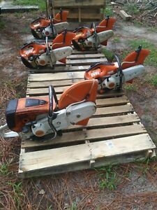 STIHL CUTOFF SAWS lot of 5, TS 800 &amp; TS 420 all run READ ALL DETAILS!