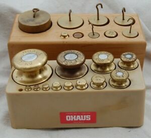 2 sets of CALIBRATION WEIGHTS  2g-1 KiloGram 21/22 PIECE SET TEST SCALE OHAUS