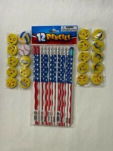 New 12 Pencil 20 Emoji Eraser