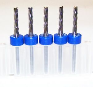 (5) - 2.50mm (.0984&#034;) CHIPBREAKER CARBIDE ROUTER BURRS, FT 2300.0984.394