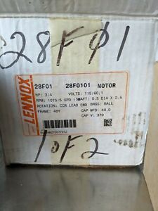 Emerson Lennox 28F0101 K55HXNNZ-7057 3/4HP Furnace Blower Motor WITH Capacitor
