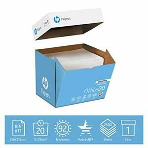 hp Printer Paper | 8.5 x 11 Paper | Office 20 lb | Quickpack Case - No Ream W...