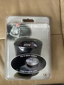 Car Cup Coin Holder Sorter Change Organizer Titular de la moneda para coche