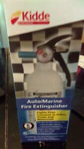 Fire Extinguisher Home Car Office Safety Kidde 5-B:C 3-lb Disposable Marine