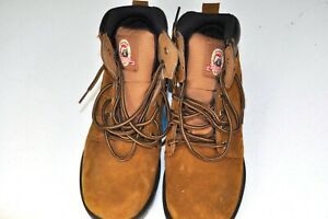 Brahma Men&#039;s Brown Work Boots Oil Resistant Bottoms Brown