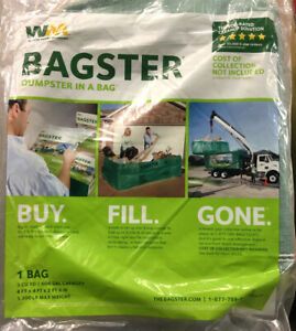 BAGSTER 3CUYD Dumpster in a Bag, Green