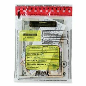 MMF Industries Tamper-Evident Deposit Bag 100 per Box 2362011N20