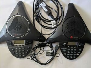 Polycom SoundStation IP 6000 and 2W,Lot of 2