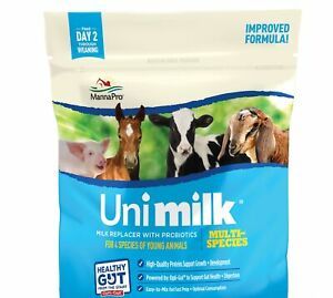 Unimilk Milk Replacer Instant Calf Foal Pig Goats 3.5 Pounds