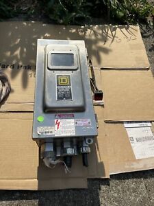 Square D Stainless Steel 60 Amp three phase disconnect