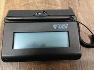 i17~  Topaz SigLite T-LBK460-BT2-R Signature Terminal Pad w/ Bluetooth