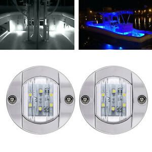 3&#034; Boat Cabin Courtesy Light Transom Lights Navigatioin Light Waterproof