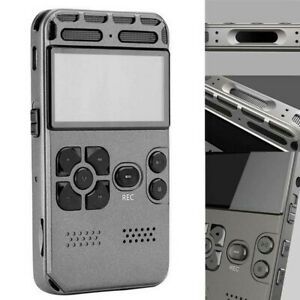 LCD Digital WAV Sound Recording Pen TF Card Duralbe Recorder MP3 Rechargeable