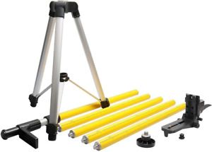 Huepar 12 Ft./3.7M Telescoping Pole with 1/4-Inch by 20-Inch Laser Mount for Rot