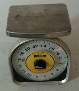 Vintage Pelouze Y32R Scale Stainless Steel Food Portion Controller 32oz