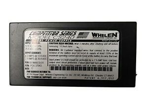 Whelen Model CS240 Competitor Series Power Supply