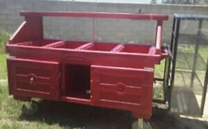 Cambro Vending Merchandising Cart Hot Red