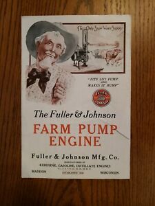 Fuller Johnson Gas Engine Pamphlet